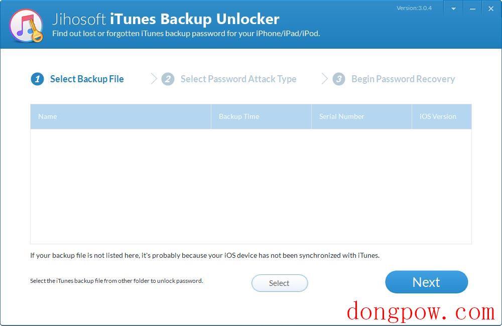 Jihosoft iTunes Backup Unlocker