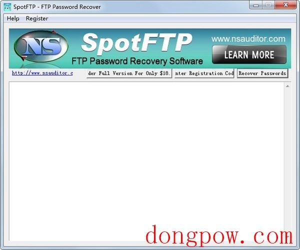  SpotFTP(FTP密码破解工具) V2.4.8 英文版  