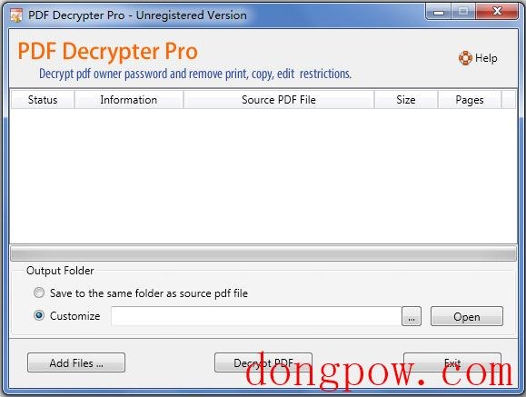 PDF Decrypter Pro(pdf文件解密软件) V4.20