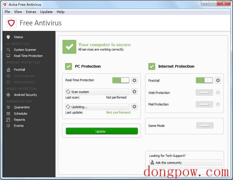 Avira Free Antivirus