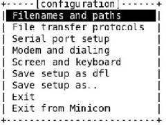 Linux配置minicom的步骤