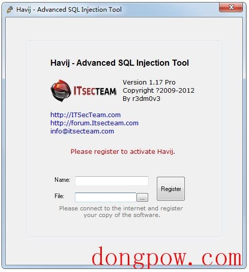 havij(sql自动化注入工具) V1.17 破解版