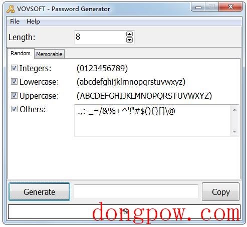 Vov Password Generator