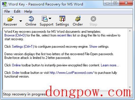 Word Key(word密码破解工具) V9.1 Build 3229