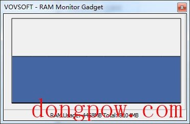 RAM Monitor Gadget(RAM监视器) V1.2