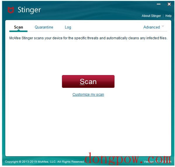 McAfee Stinger & Raptor(迈克菲杀毒软件) V12.1.0.3225 绿色版