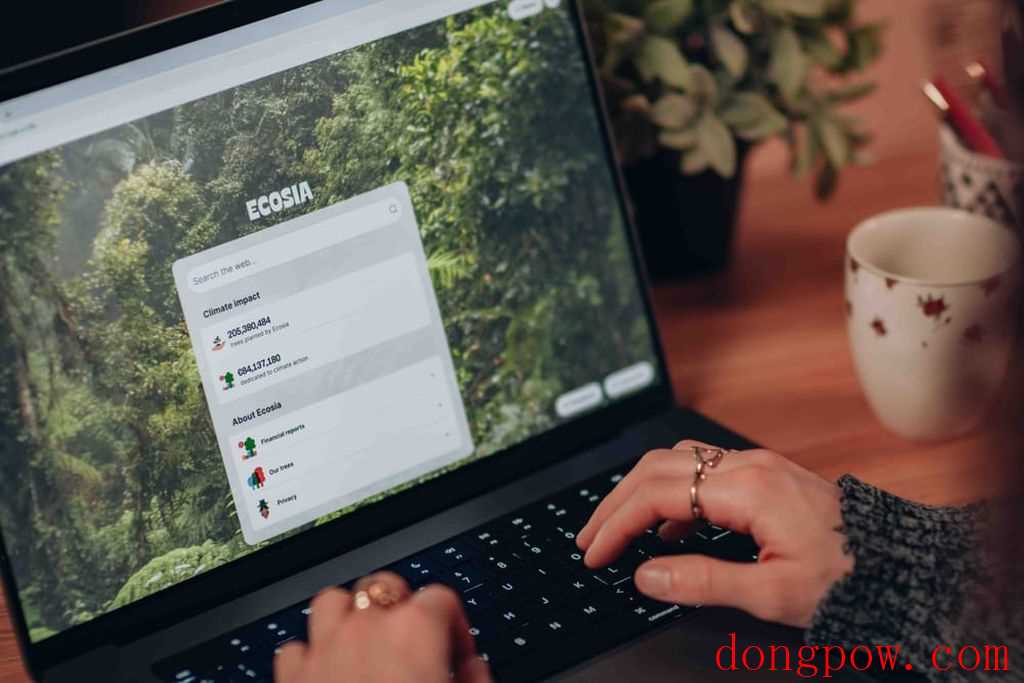 号称全球最环保浏览器，Ecosia 浏览器