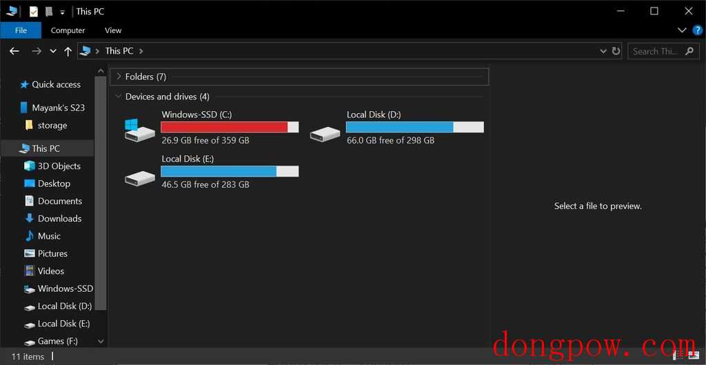 微软开放 Android in File Explorer：W