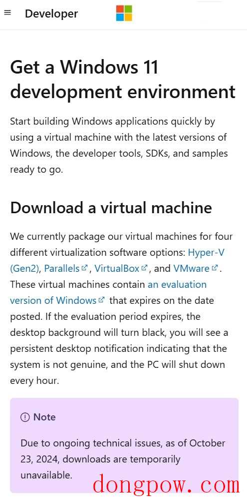 微软 Windows 11 虚拟机出现“持续的技