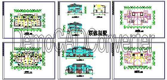 联体别墅设计施工图