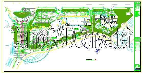 XX碧水天源高级住宅区CAD景观施工图