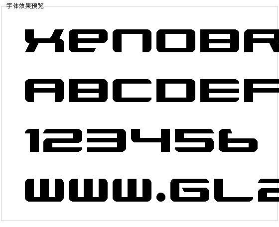 Xenobrod字体