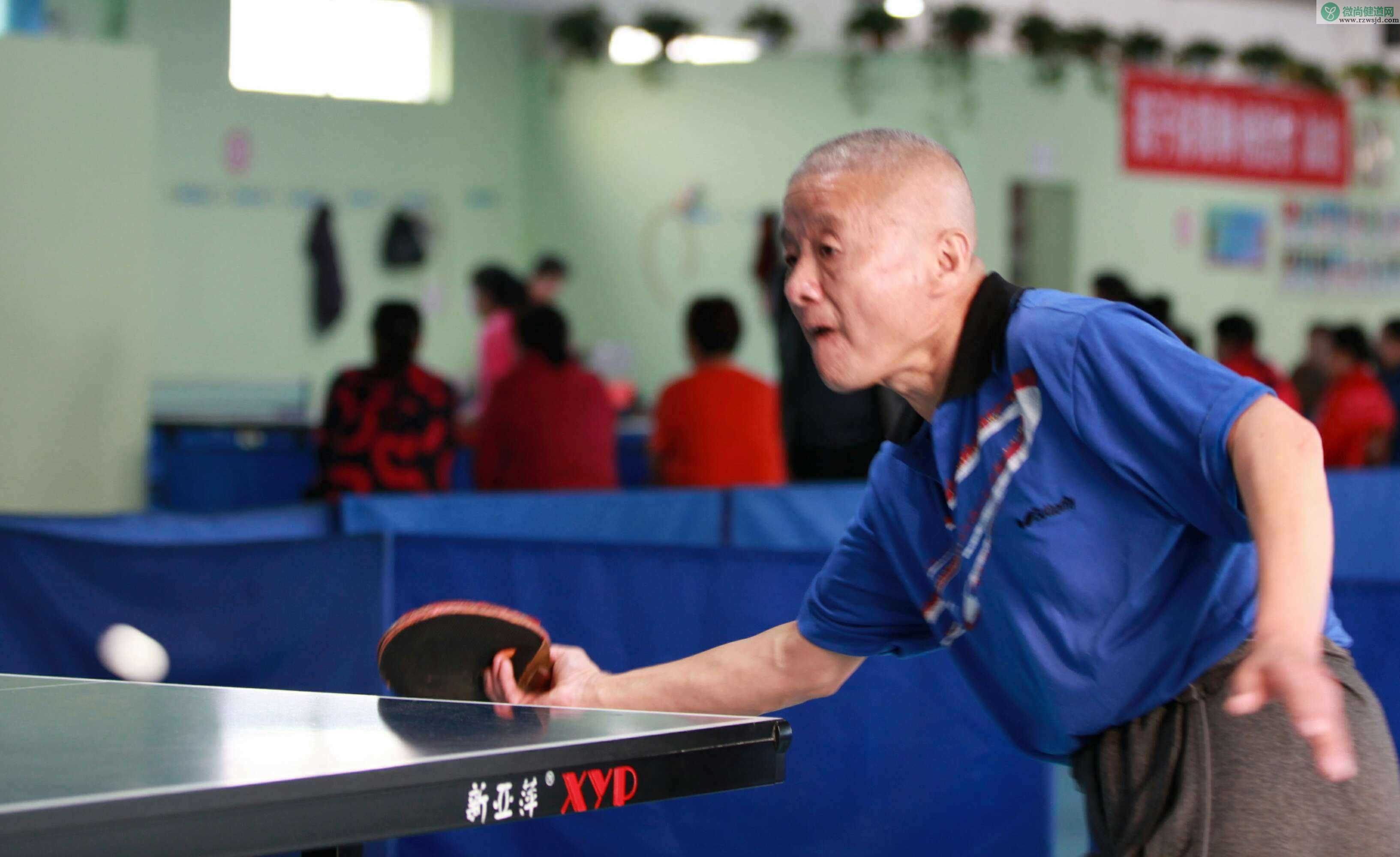 中老年人打乒乓球的好处