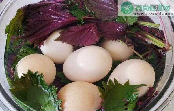 紫苏叶煮鸡蛋有哪些功效？紫苏