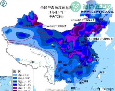 全能型冷空气将横扫南北都要冻哭 冷空气来袭要做好哪些准备