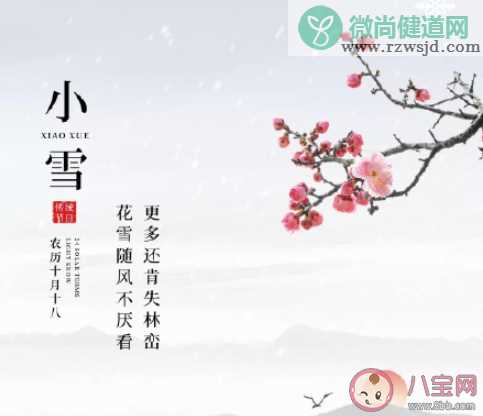 又是一年小雪节气温馨说说祝福语 小雪节气送祝福的文案句子