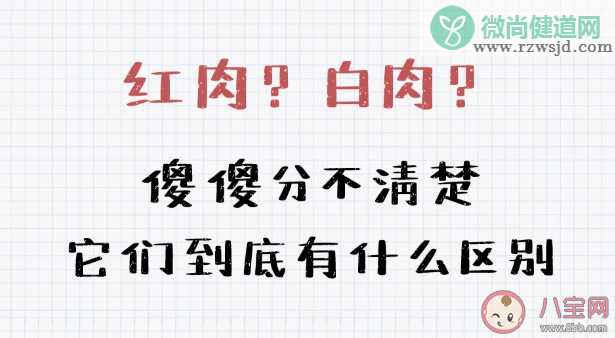 红肉和白肉营养有什么区别 