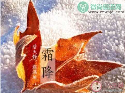 霜降节气的物候特征及饮食特点 霜降之后要注意些什么