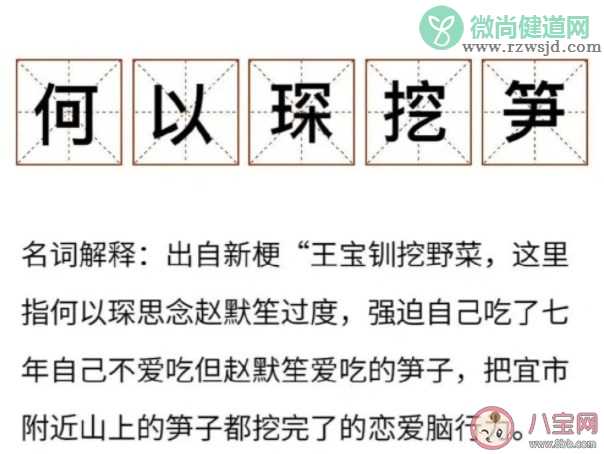 何以琛挖笋是什么意思什么梗