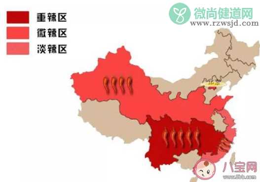 中国辣味偏好地图来了 全国各地哪些地方爱吃辣