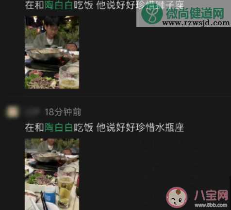 在和陶白白吃饭是什么梗 在和陶白白吃饭为什么火了