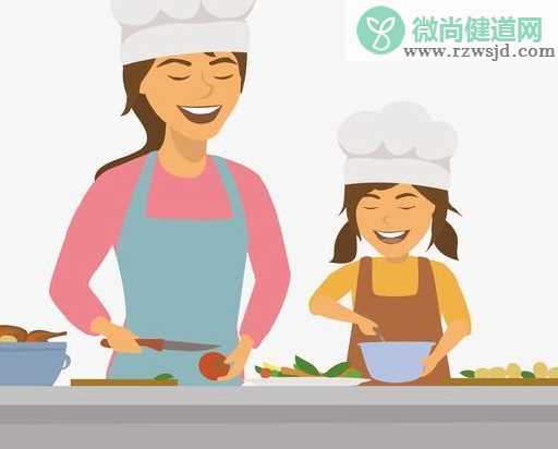 关于孩子学做饭的心情说说  孩子开始学做饭家长感言