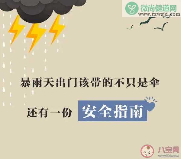 暴雨天出行安全防护指南 暴雨天如何做好安全防护