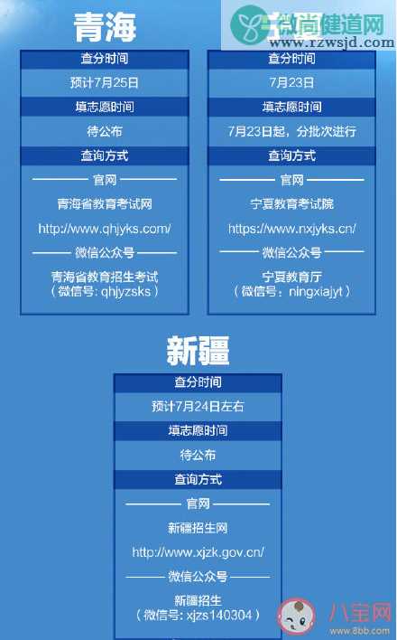 2020高考各省查分报志愿时间表 高考查分网站进不去怎么办