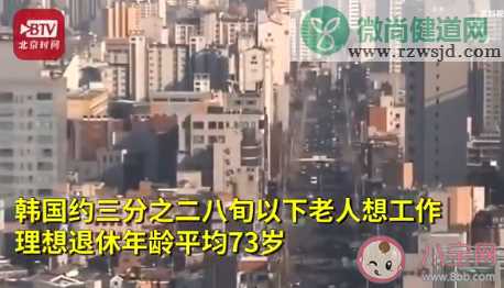 韩国80岁以下老人想工作怎么