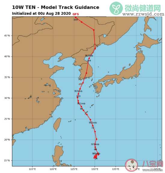 9号台风美莎克实时路径是什么 台风美莎克会影响哪些地区