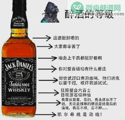 醉酒的等级什么意思什么梗 醉酒等级系列图