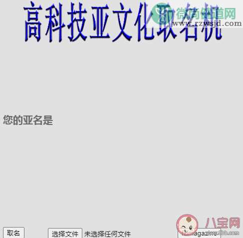 高科技亚文化取名机什么梗链