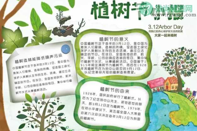 2020植树节手抄报图片大全 简单好看植树节手抄报模板