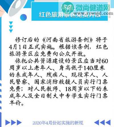 2020年4月新规有哪些 4月新规内容介绍