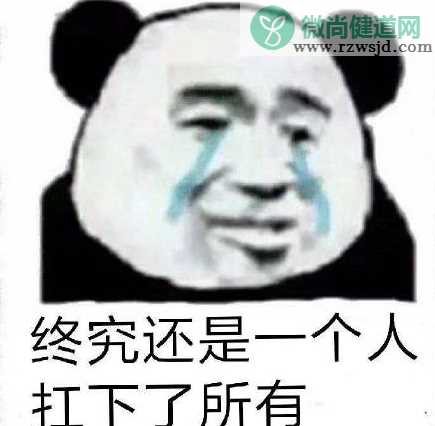 终究还是一个人扛下了所有什么意思 终究还是一个人扛下了所有什么梗