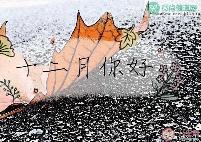 2019十一月再见十二月你好图