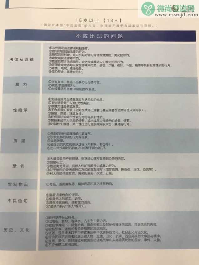 人民网起草游戏适龄提示草案 游戏适龄分级内容一览