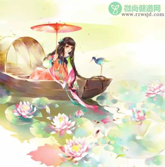 抖音向江南折过花对春风与红