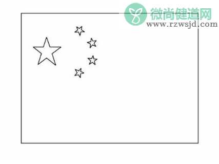 2019国庆节红旗简笔怎么画 国庆节幼儿简笔画图片大