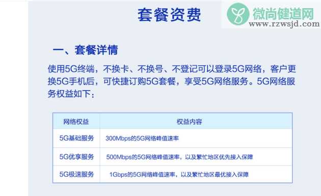 5G套餐资费是什么样的 5g套餐资费一览表