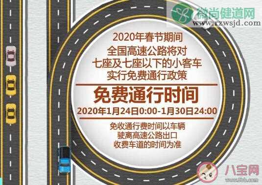 2020春节高速免费几天 2020春节高速免费时间怎么算