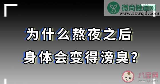 熬夜后为什么身体臭臭的 熬