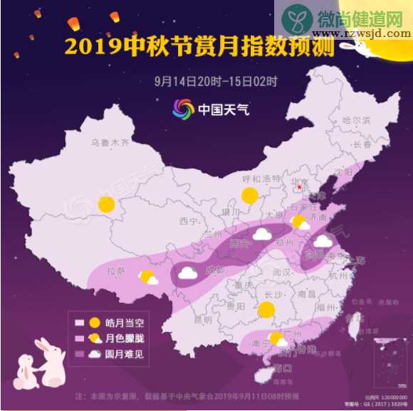 全国中秋赏月地图出炉 最佳赏月景区攻略盘点