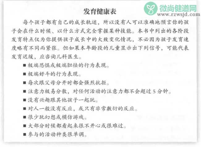 怎么知道自己孩子发育达标了没有 孩子发育情况对照表