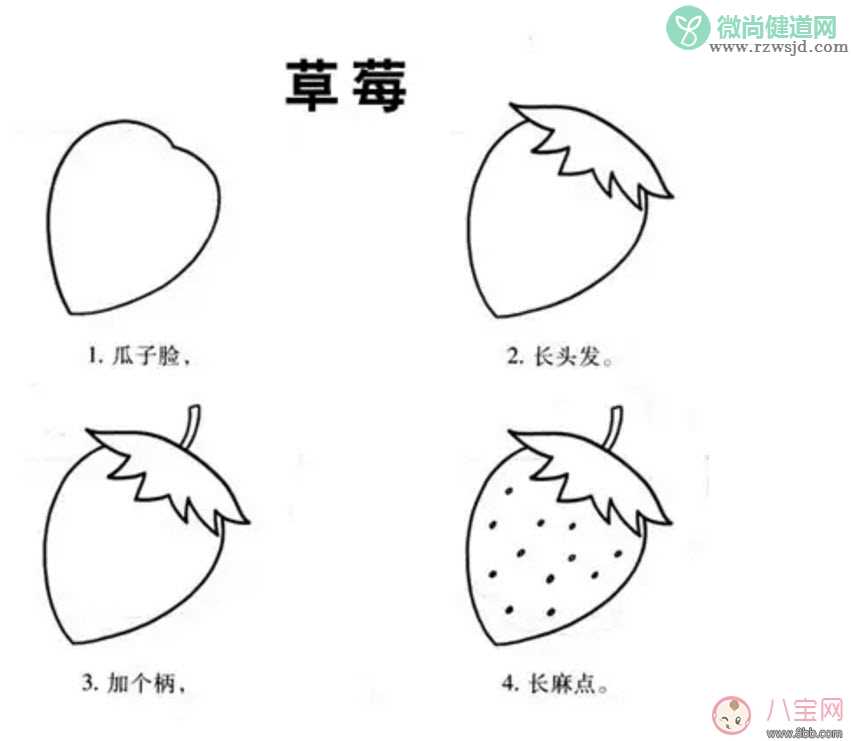 甜馨认真画简笔画 简笔画的入门画法