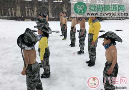 鹰爸式教育可不可取 2018鹰爸何烈胜雪地裸训幼儿