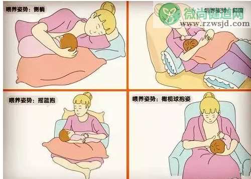 妈妈正确的哺乳姿势大全  新