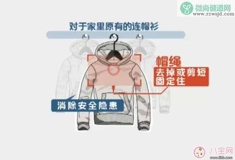 连帽衫的抽绳对孩子有危险吗  宝宝穿什么样的衣服更安全