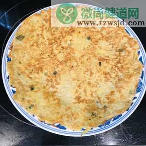 香葱土豆丝煎饼