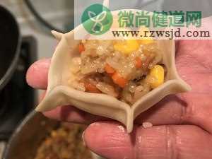 超简单易学的饺子皮烧卖